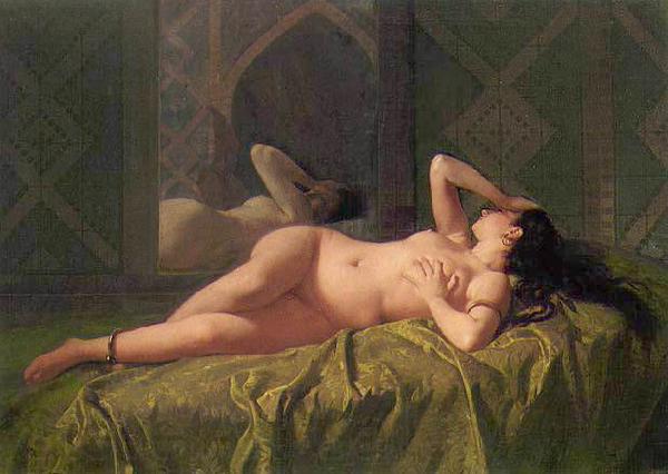 unknow artist Odalisque Norge oil painting art